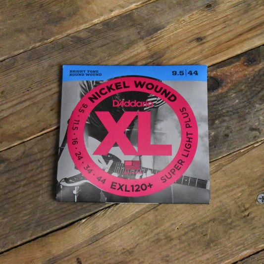 D'Addario EXL120+ Nickel Wound Guitar Strings Plus Gauge 9.5-44