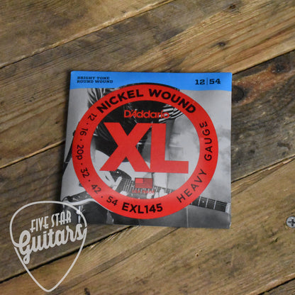 D'Addario EXL145 Round Wound Electric Guitar Strings 12-54