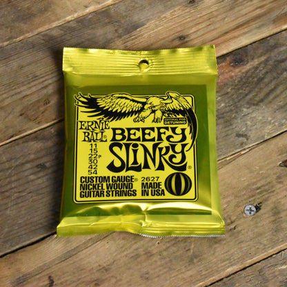 Ernie Ball P02627 Beefy Slinky Electric Guitar Strings 11-54