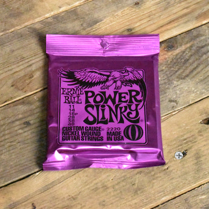 Ernie Ball P02220 Power Slinky Electric Guitar Strings 11-48