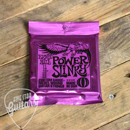 Ernie Ball P02220 Power Slinky Electric Guitar Strings 11-48