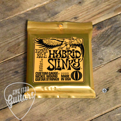 Ernie Ball P02222 Hybrid Slinky Electric Guitar Strings 9-46