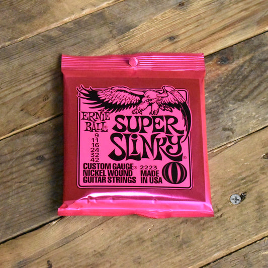 Ernie Ball P02223 Super Slinky Electric Guitar Strings 9-42