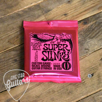 Ernie Ball P02223 Super Slinky Electric Guitar Strings 9-42