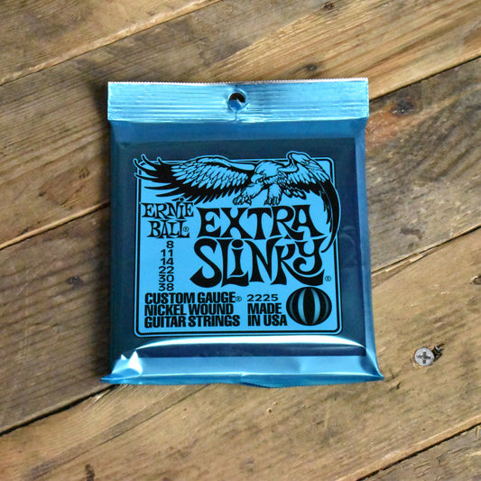 Ernie Ball P02225 Extra Slinky Electric Guitar Strings 8-38