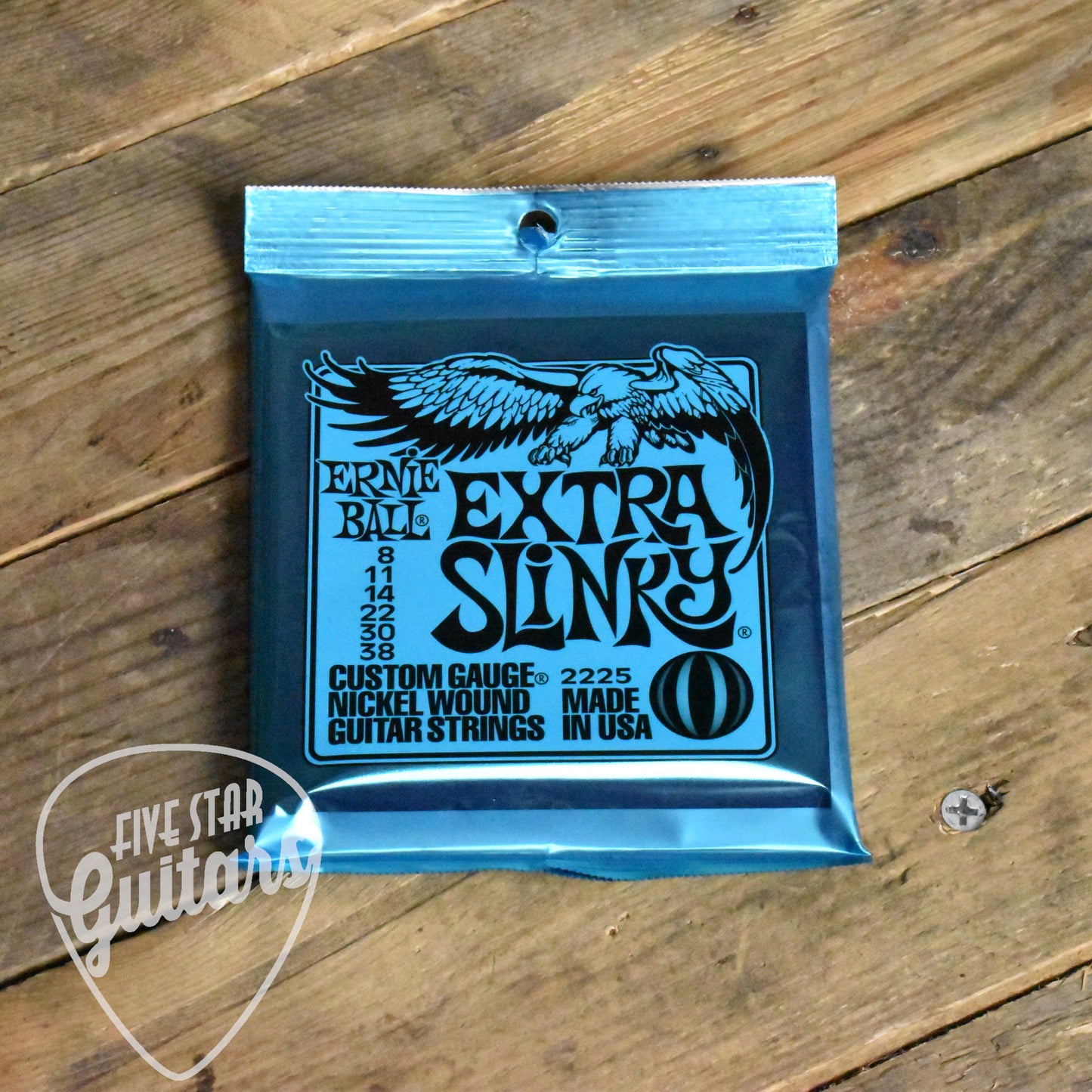 Ernie Ball P02225 Extra Slinky Electric Guitar Strings 8-38