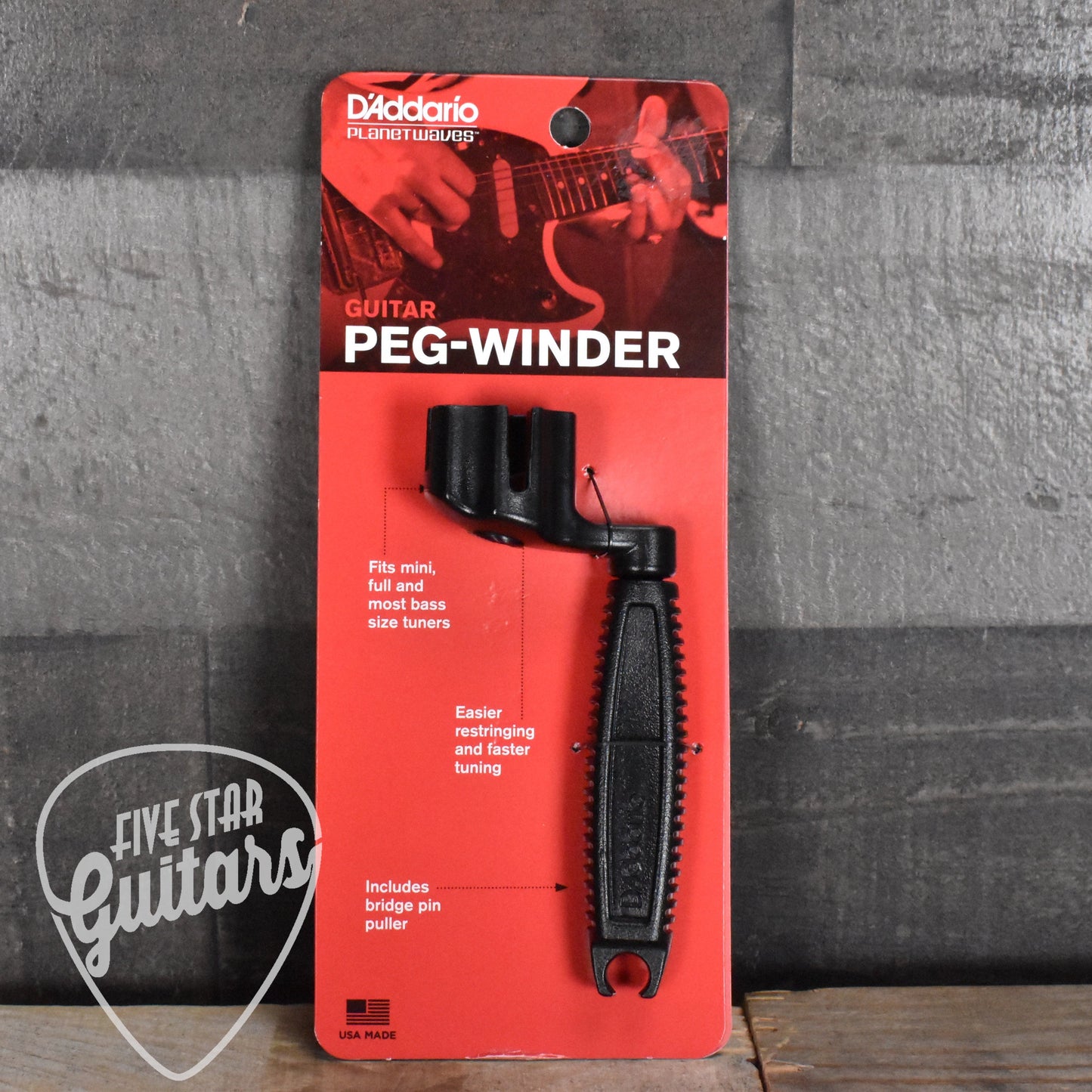 D'Addario Guitar Peg Winder