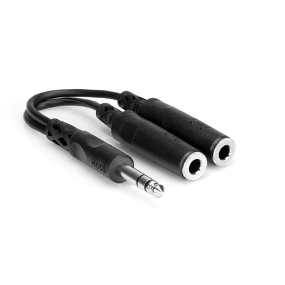 Hosa Y Cable 1/4" TRS to Dual 1/4" TRSF - YPP-118