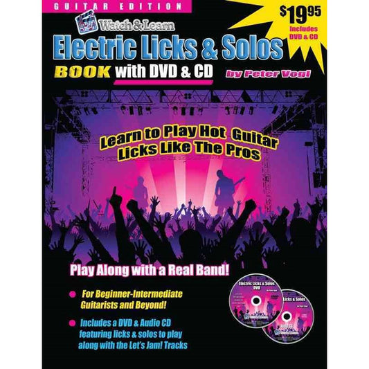 Watch and Learn Electric Licks and Solos Book