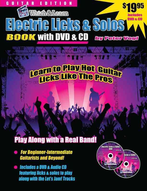 Watch and Learn Electric Licks and Solos Book