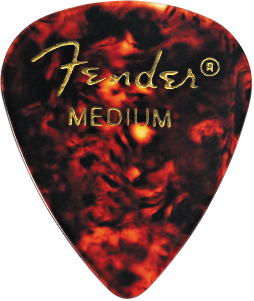 Fender Classic Celluloid Shell 351 Shape Medium Picks - 12 Pack