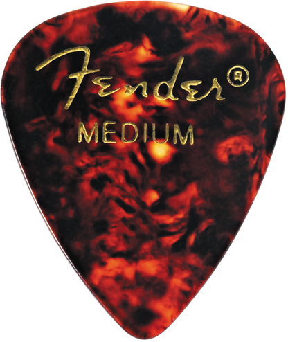 Fender Classic Celluloid Shell 351 Shape Medium Picks - 12 Pack