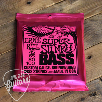 Ernie Ball P02834 Super Slinky Bass Strings 45-100