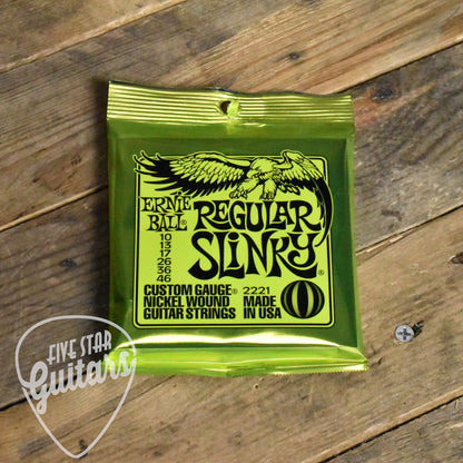 Ernie Ball P02221 Regular Slinky Guitar Strings 10-46