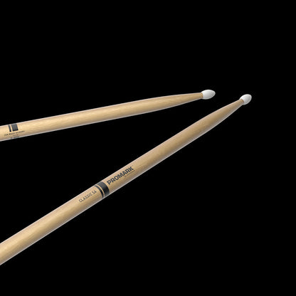 Promark 5AN Nylon Tip Hickory Drum Sticks