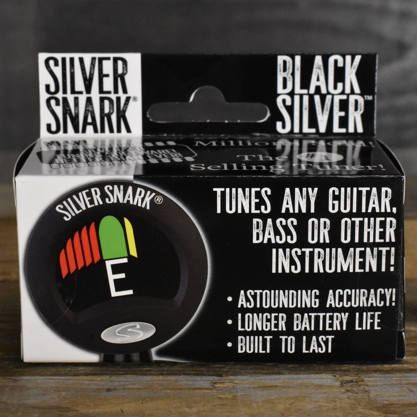 Snark Silver Clip On Chromatic Tuner - Black