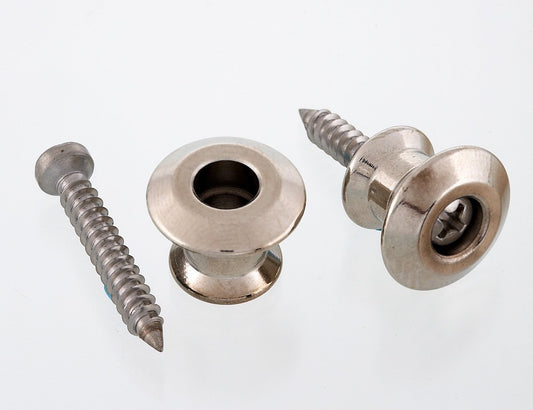 Button and screw for Dunlop Strap Lock Nickel (2pc)