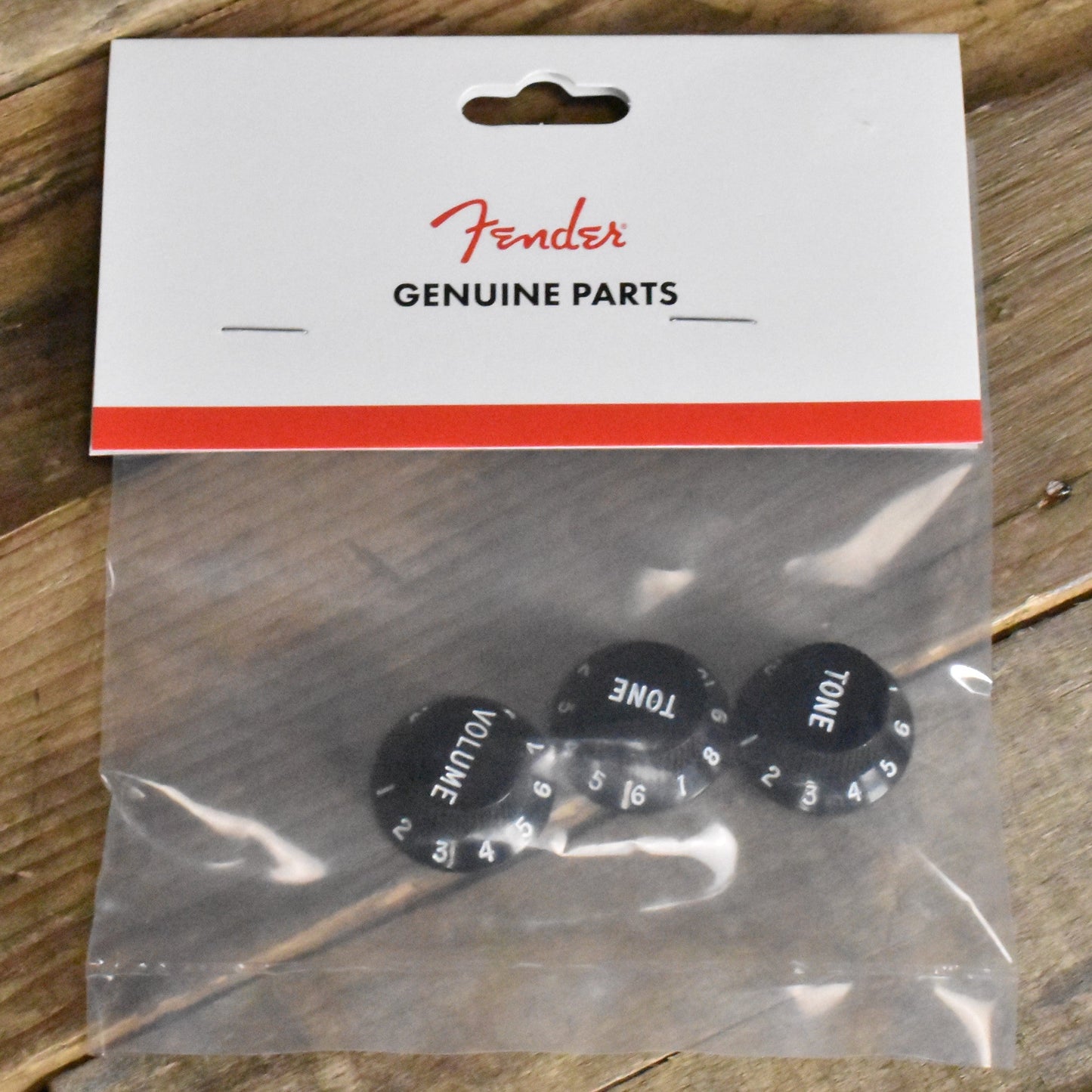 Fender Stratocaster Knob Set - Black