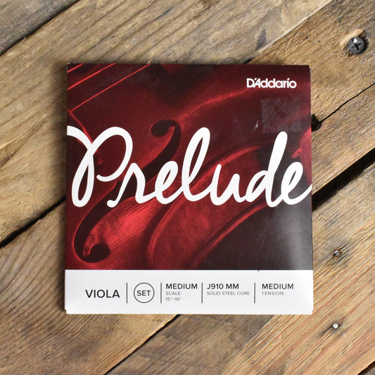 D'Addario Prelude Viola String Set J910 Medium