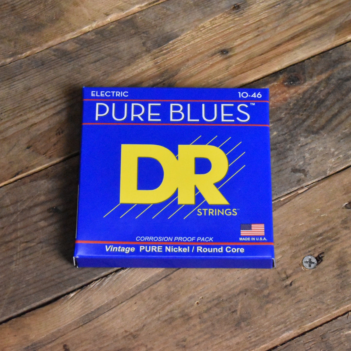 DR Pure Blues Pure Nickel Electric Guitar Strings PHR-10 Med 10-46