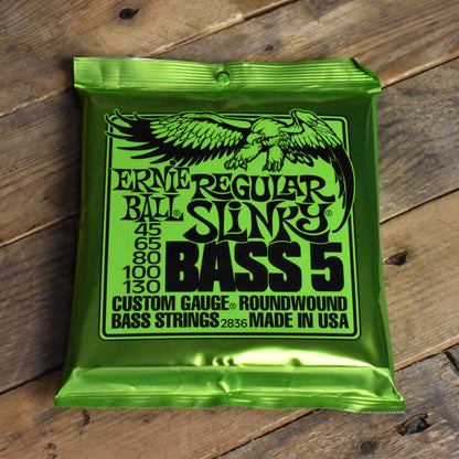 Ernie Ball P02836 Regular Slinky 5-String Bass 45-130