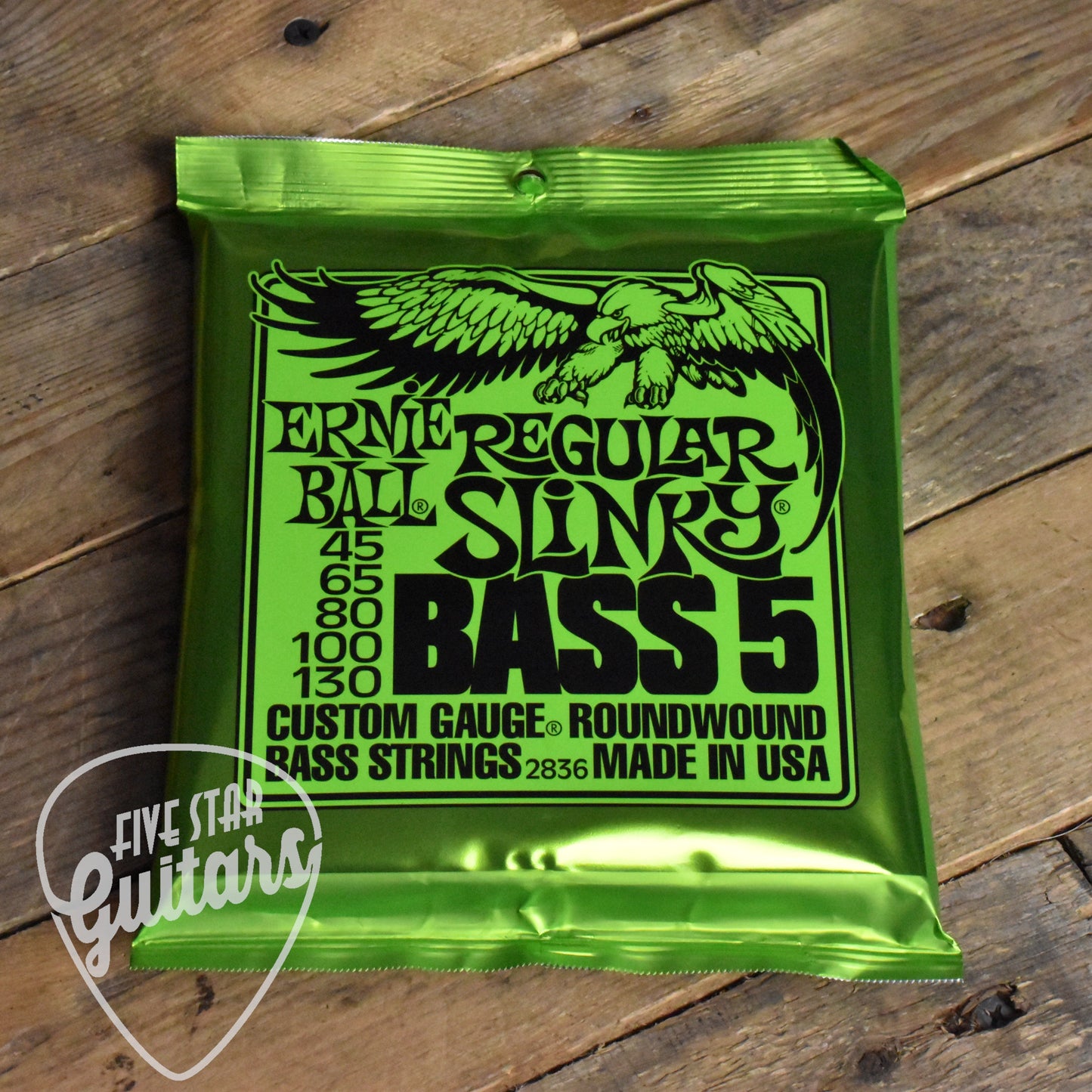 Ernie Ball P02836 Regular Slinky 5-String Bass 45-130