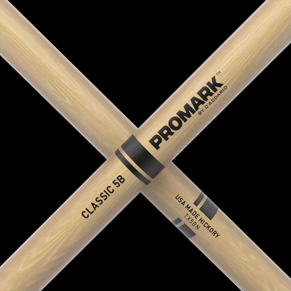Promark TX5BN Hickory Nylon Drum Stick Pair
