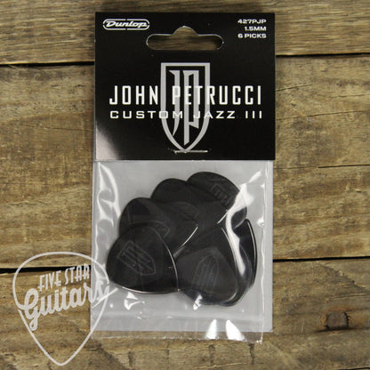 Dunlop John Petrucci Signature Jazz III 1.5mm Guitar Picks - 6 Pack - 427PJP