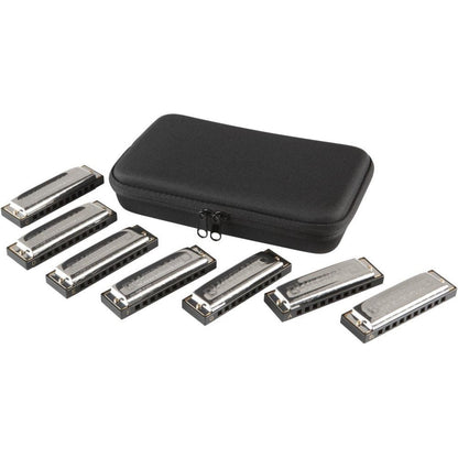 Hohner Blues Band 7-Piece Harmonica Set