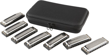 Hohner Blues Band 7-Piece Harmonica Set