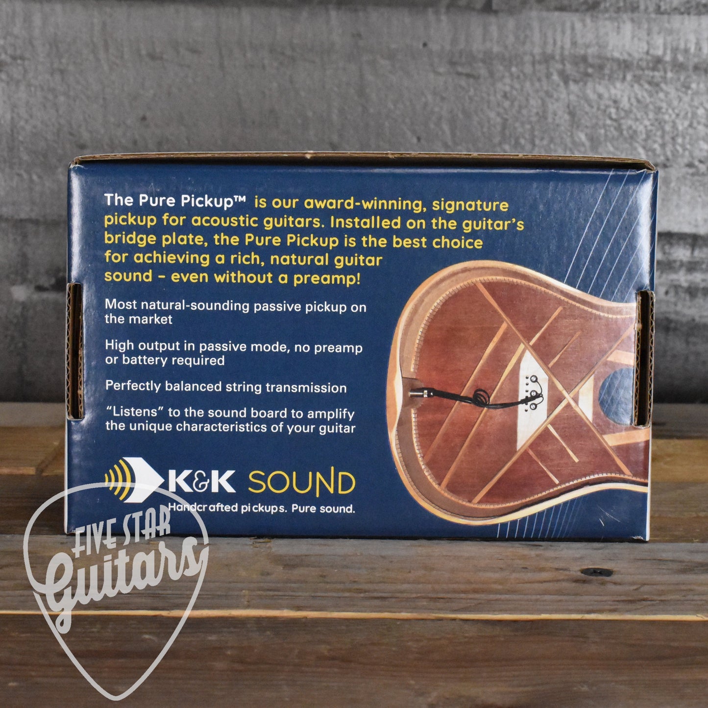 K&K Pure Mini Passive Acoustic Guitar Pickup