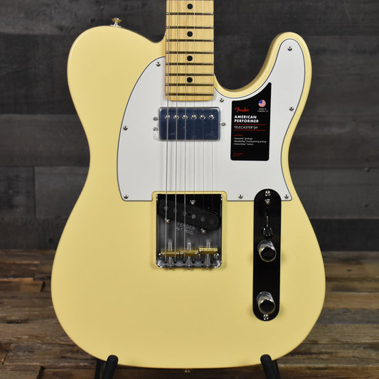 Fender American Performer Telecaster Humbucker - Vintage White with Gig Bag