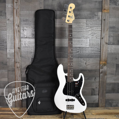 Fender American Performer Jazz Bass - Arctic White with Gig Bag