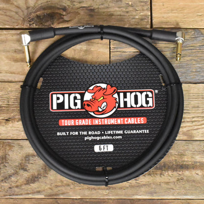 Pig Hog Right Angle to Right Angle Instrument Cable - 6ft