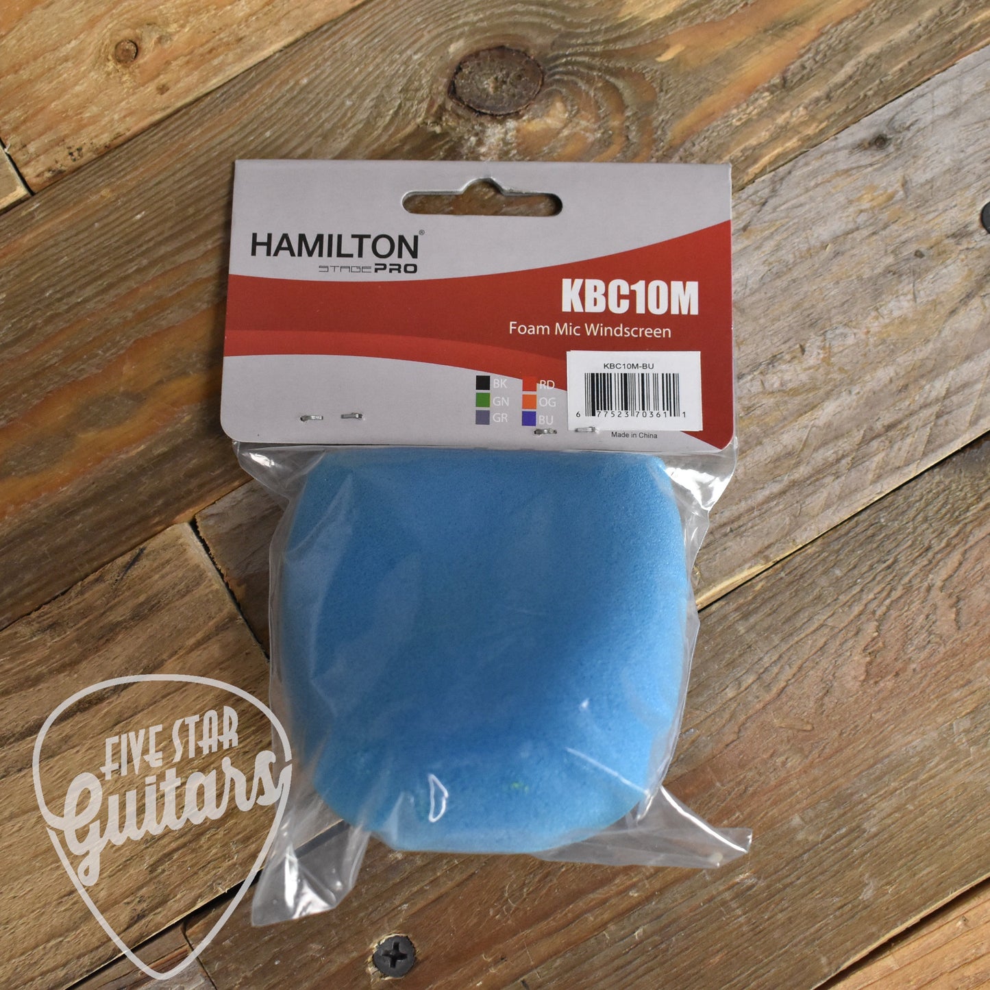 Hamilton Stage Pro Foam Windscreen - Blue