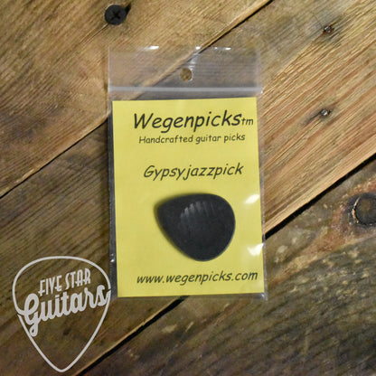 Wegenpicks 3.5mm Black Gypsy Jazz Pick Right-Handed Bevel - Single - GP350B