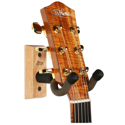 String Swing Guitar Wall Hanger Oak Base CC01K