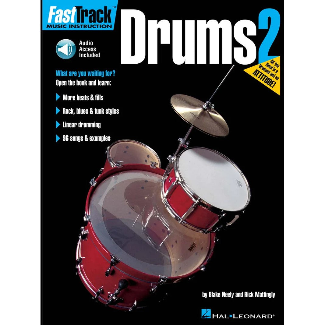 Hal Leonard FastTrack Drum Method - Book 2