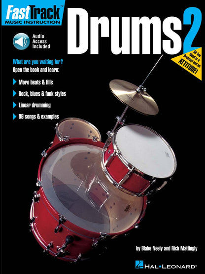 Hal Leonard FastTrack Drum Method - Book 2