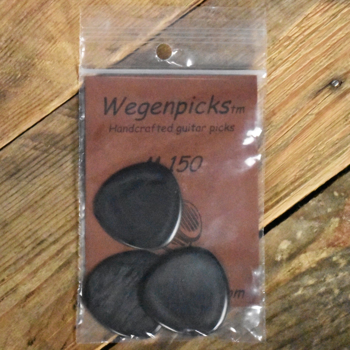 Wegenpicks 1.50mm Black Mandolin Pick - 3 Pack - M150B