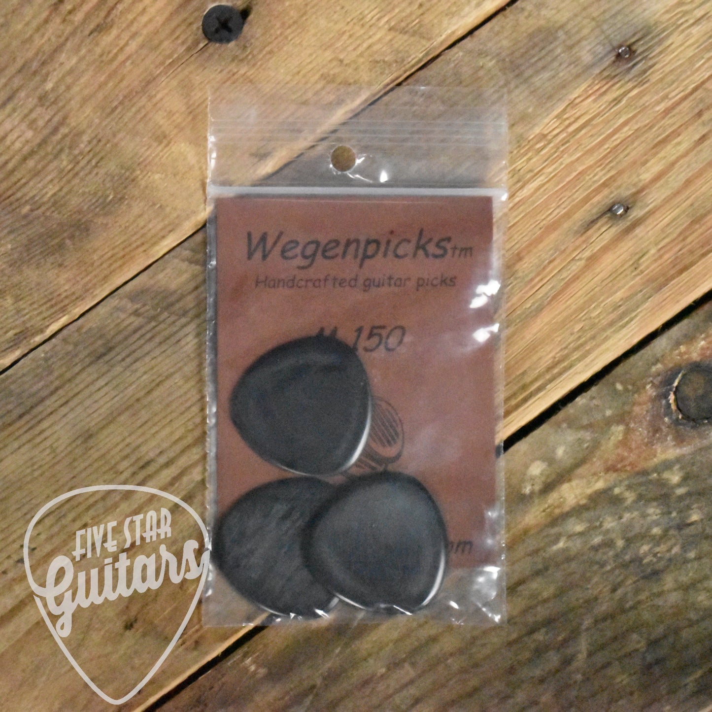 Wegenpicks 1.50mm Black Mandolin Pick - 3 Pack - M150B