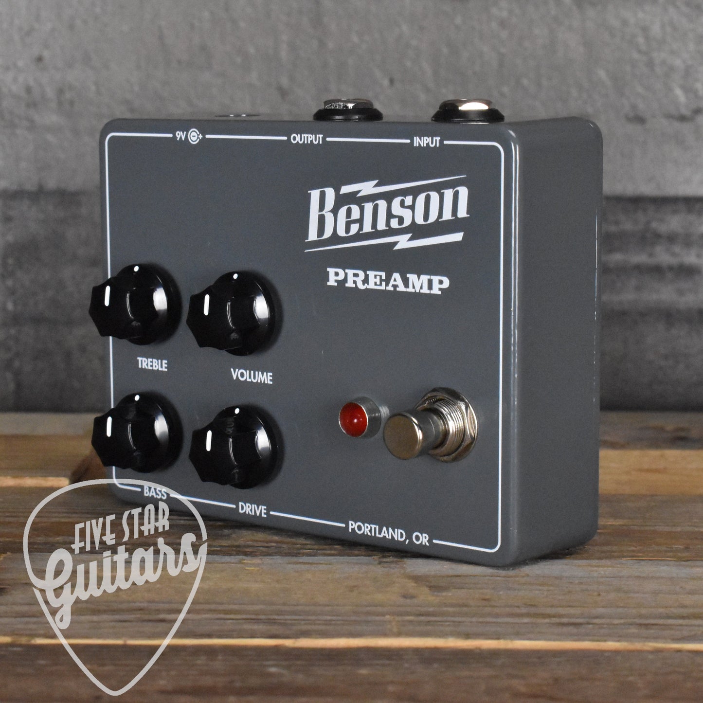 Benson Amplifiers Preamp Pedal in Portland Grey