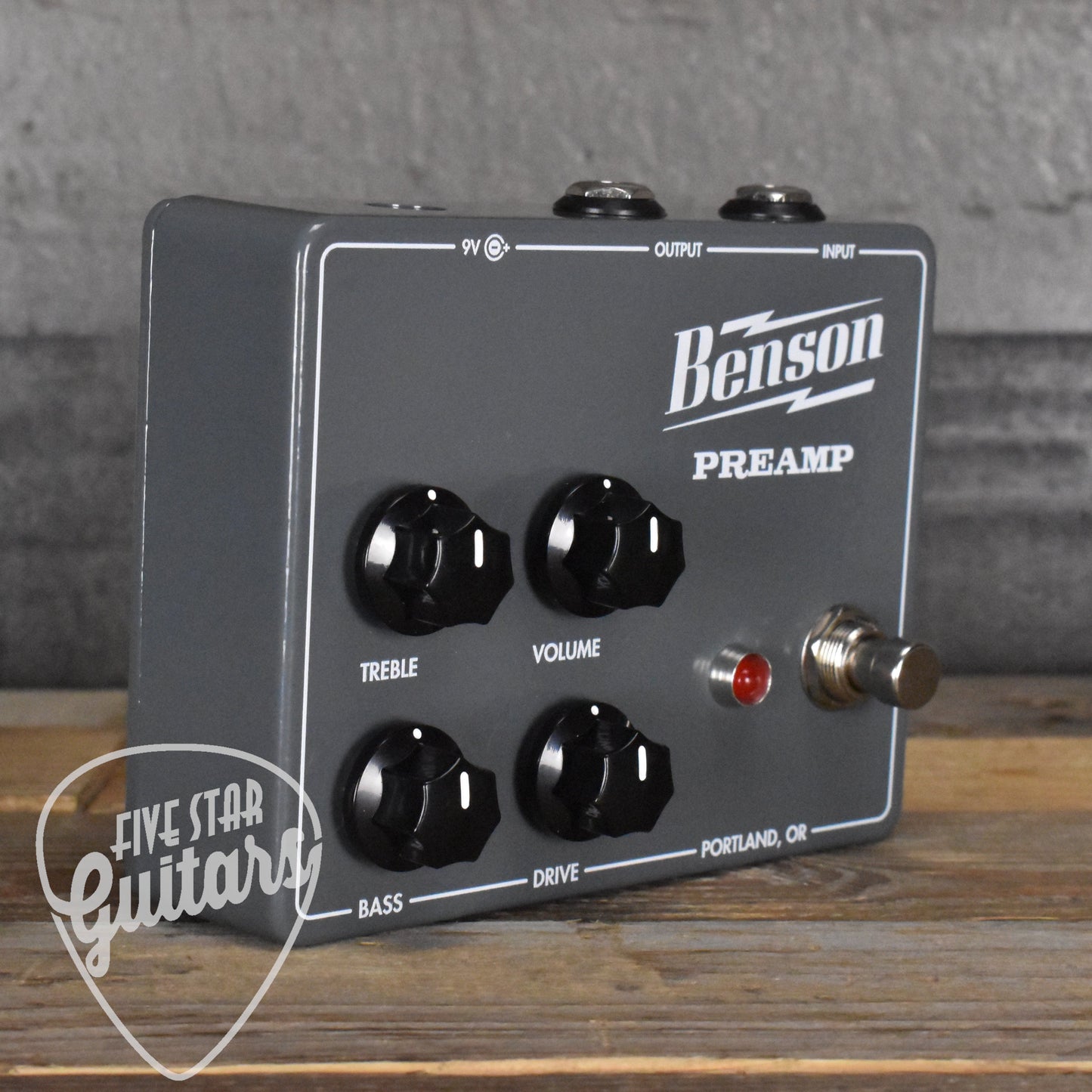 Benson Amplifiers Preamp Pedal in Portland Grey