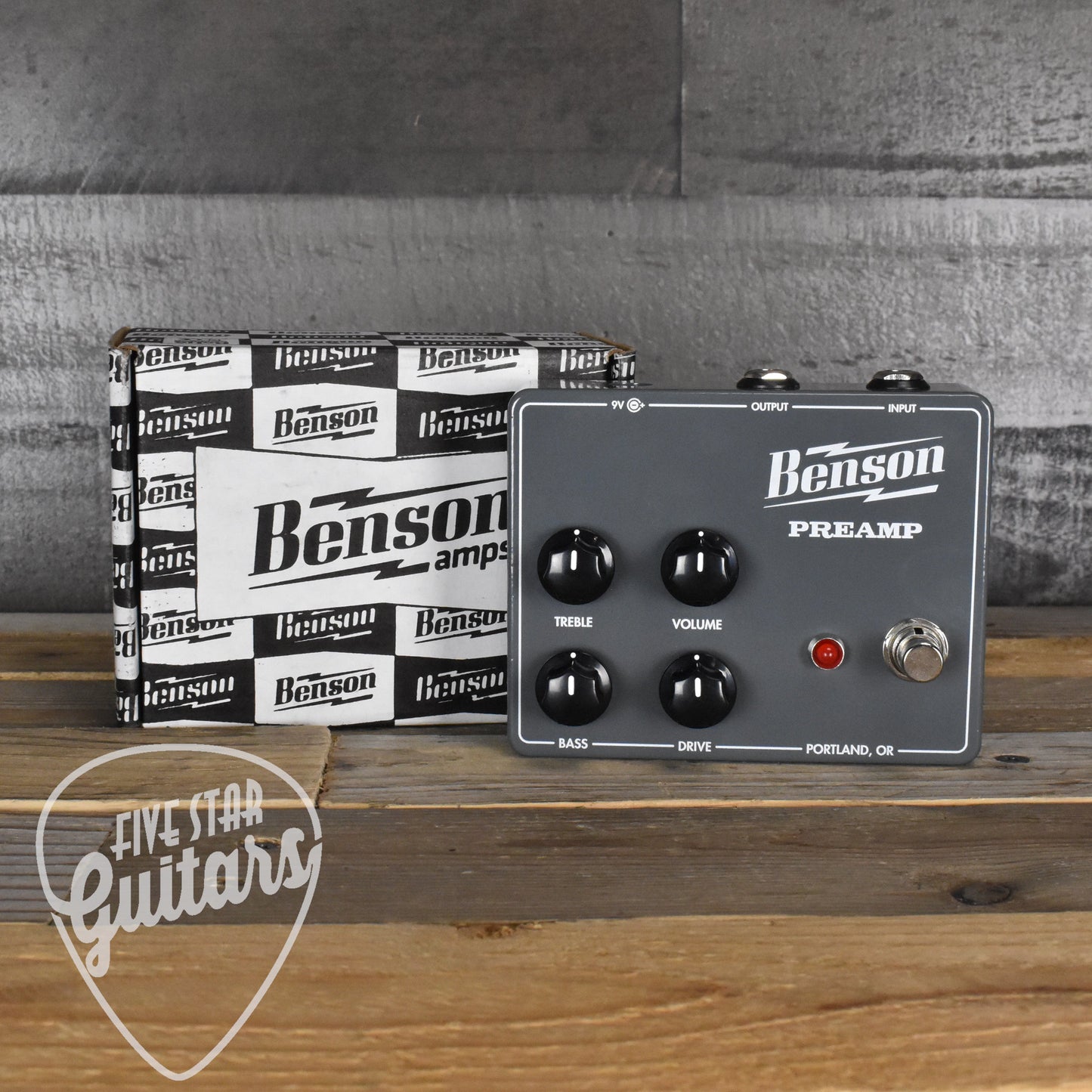 Benson Amplifiers Preamp Pedal in Portland Grey