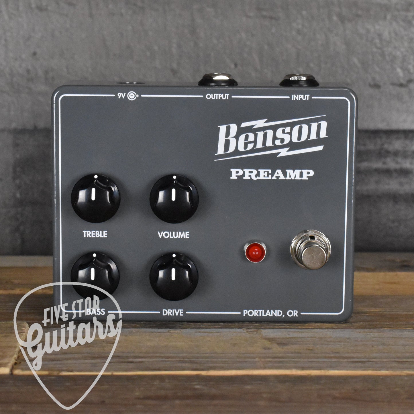 Benson Amplifiers Preamp Pedal in Portland Grey