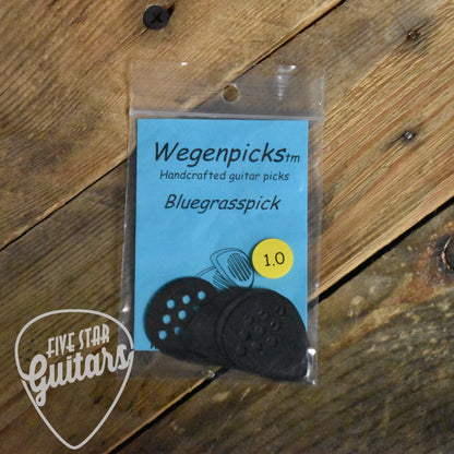 Wegenpicks 1.00mm Black Bluegrass Pick - 4 Pack - BG100B