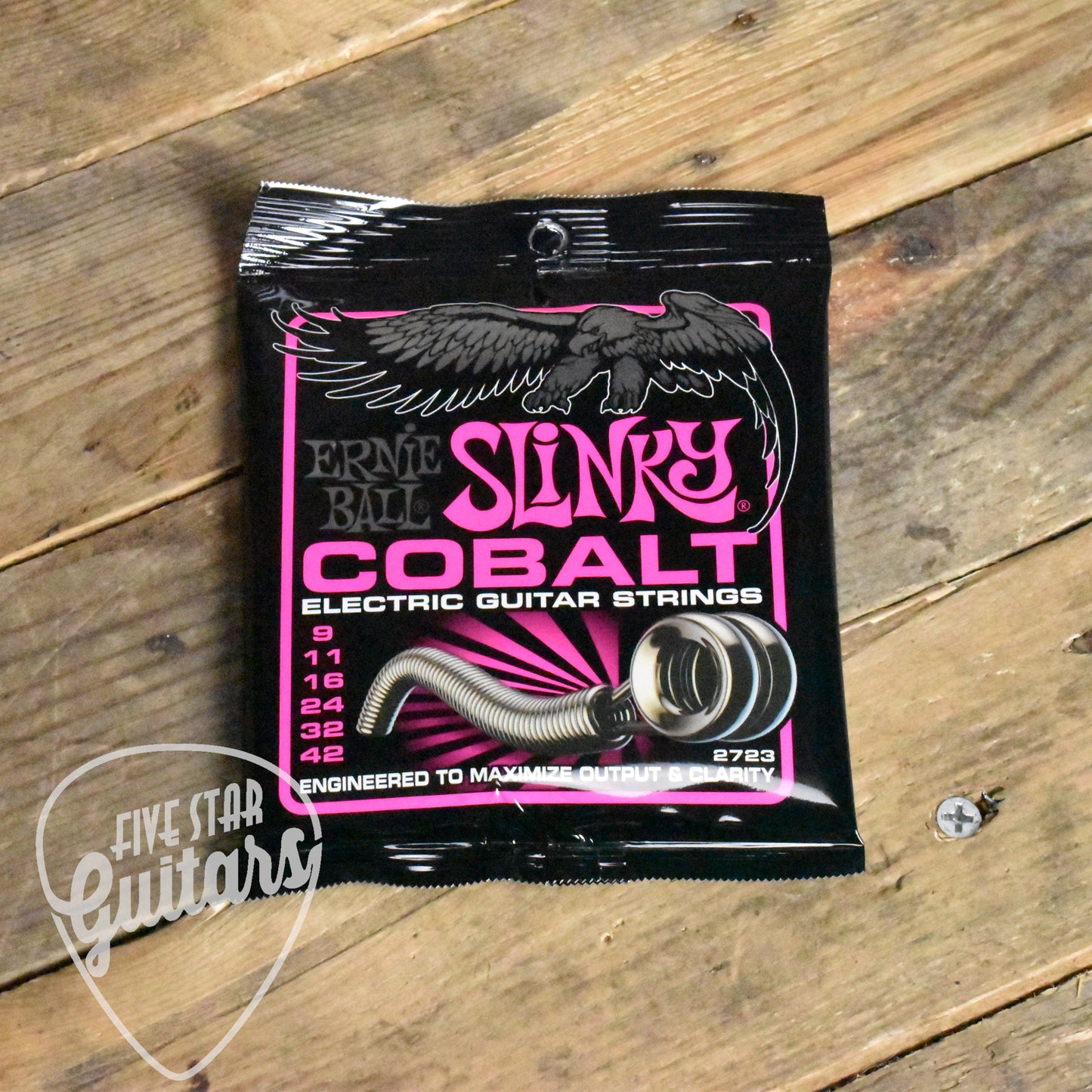 Ernie Ball P02723 Cobalt Super Slinky Electric Guitar Strings 9-42