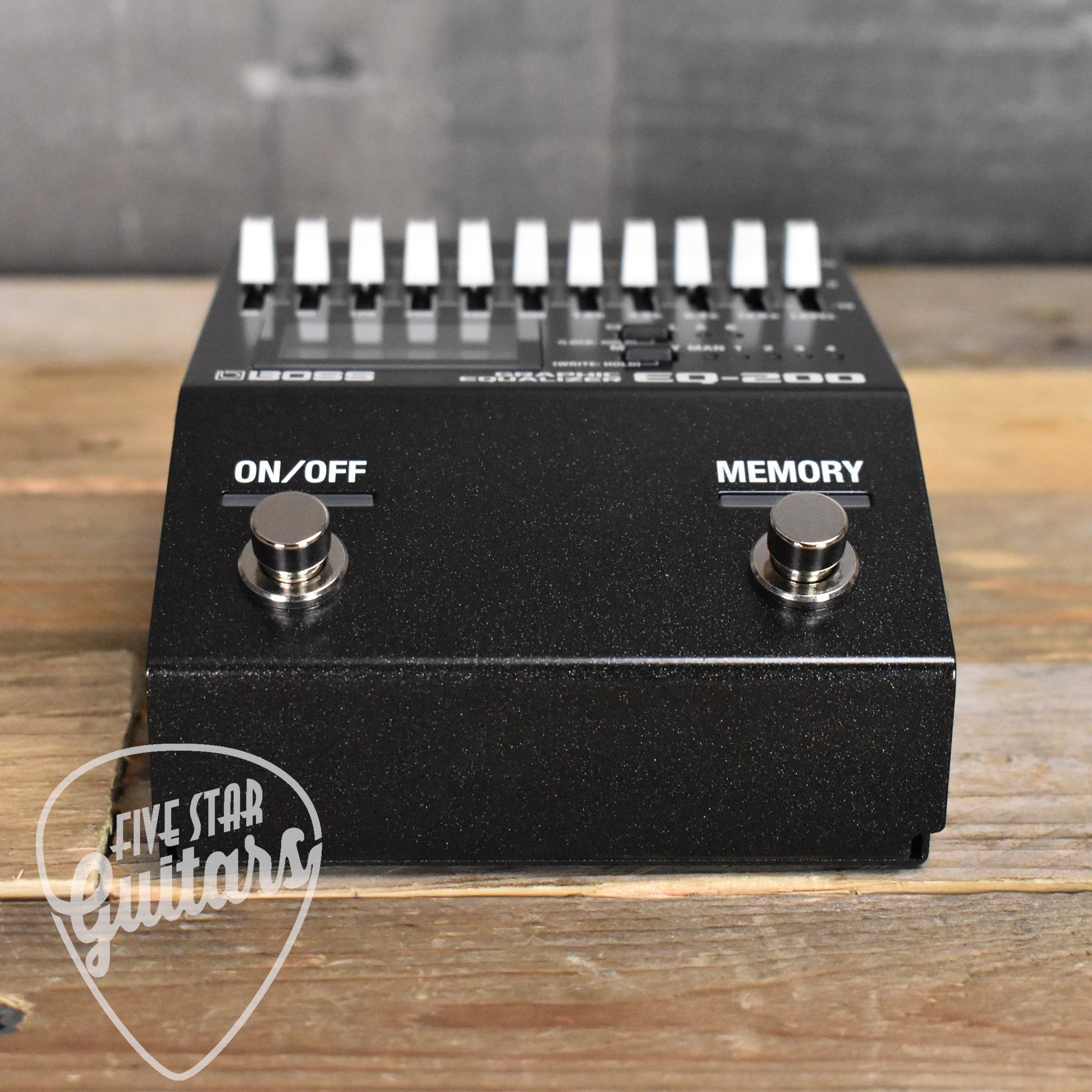 graphic equalizer pedal BOSS EQ-200 Graphic Equalizer – Five Star Guitars