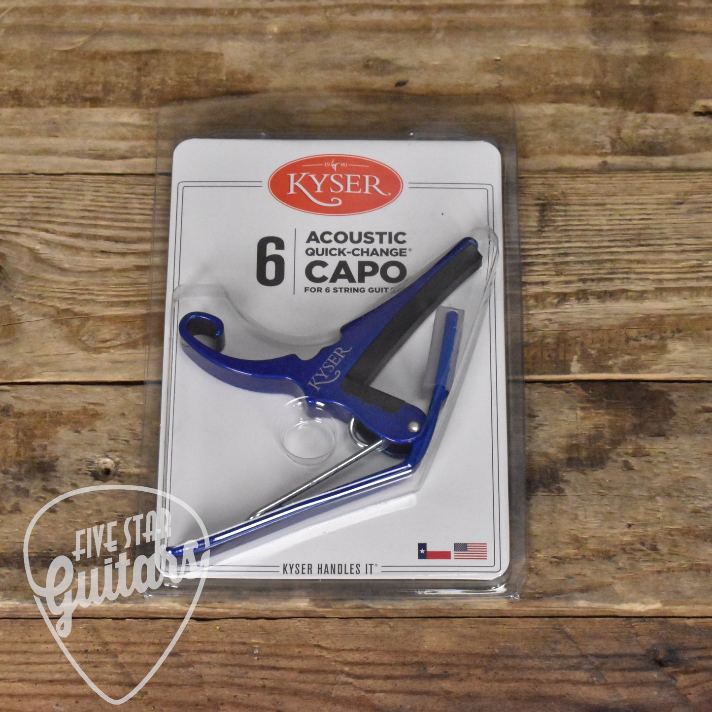 Kyser Quick Change Guitar Capo - Blue - KG6U