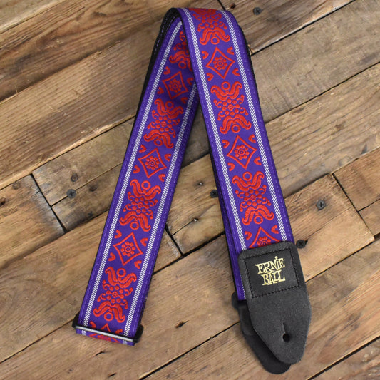 Ernie Ball P05330 Royal Flush Red Jacquard Strap